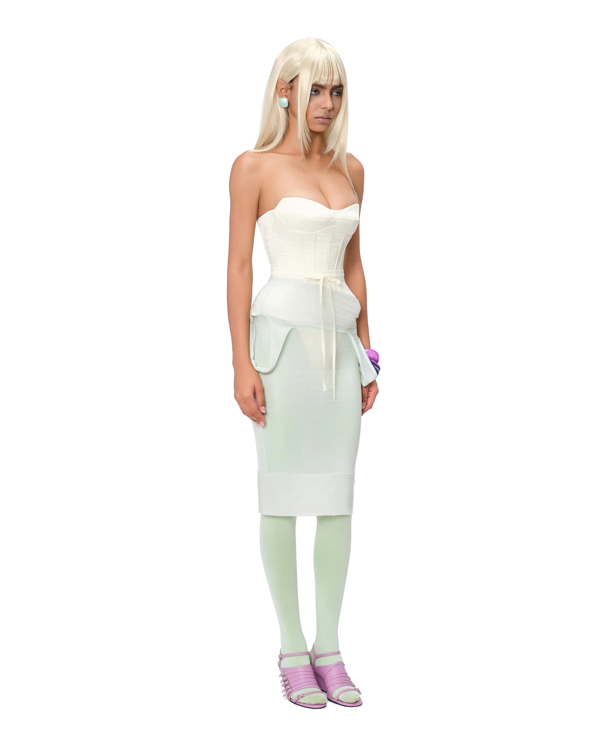 Pastel Sheer Cover Dress - hover