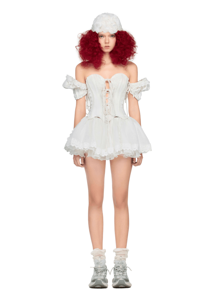 Raphael Dress White Prom Dress Party Birthday Event Outfit